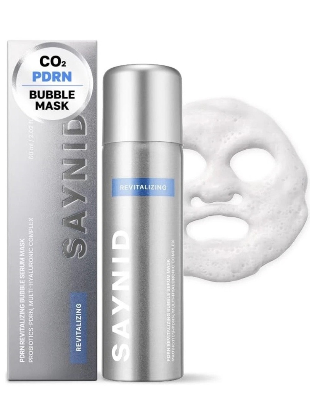 SAYNID PDRN Revitalizing CO2 Bubble Serum Mask | Fast Hydration & Glow - NEW!